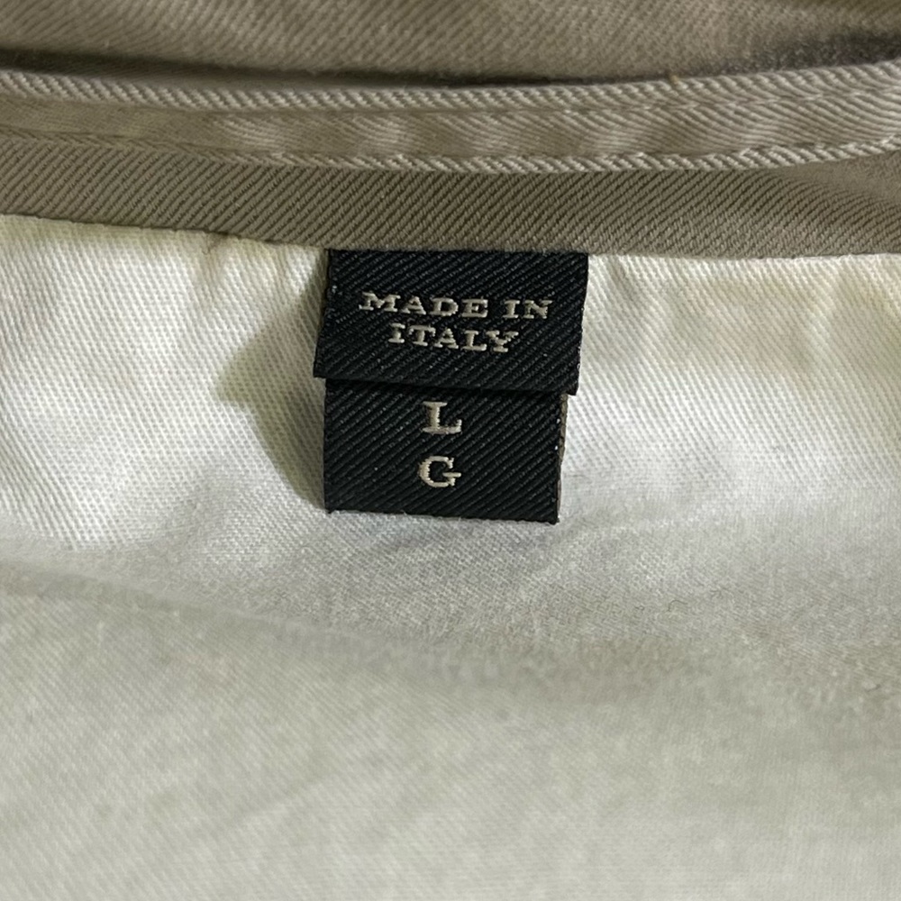 Burberry Prorsum Re-Issued Unisex Waxed Khaki Cotton Gabardine Car Over Coat L - Picture 4 of 11